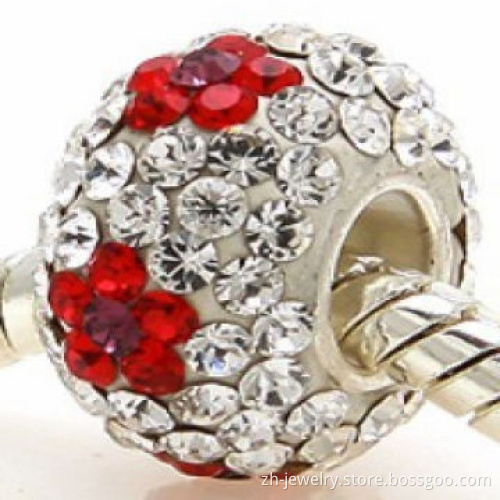 Crystal charm beads, we can make crystal, glass, glaze, wooden gemstone charms beads